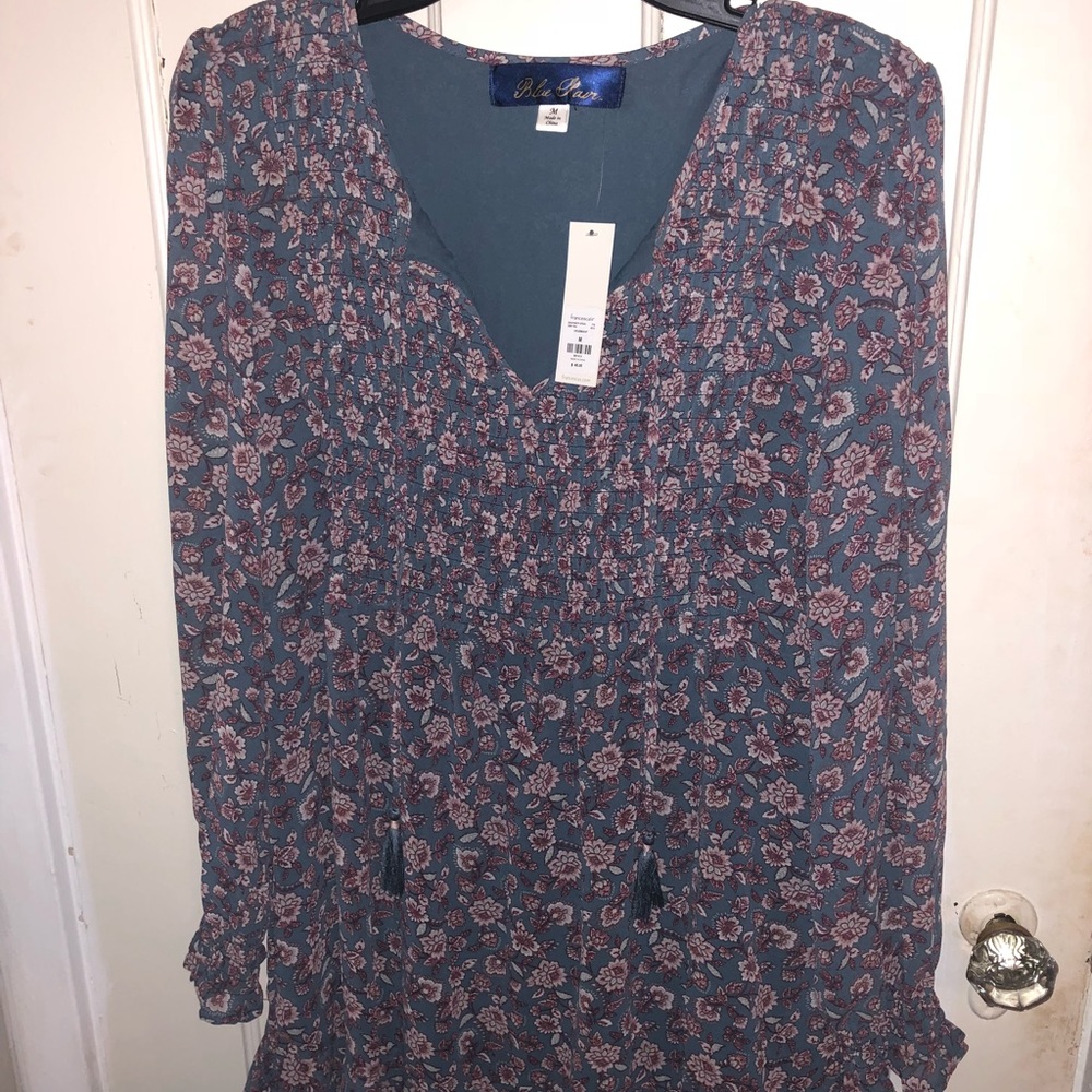 Floral shift dress